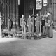 US soldiers visit the Tomb of the Unknown Soldier of World War I in Westminster Abbey in London, Feb. 28, 1942.